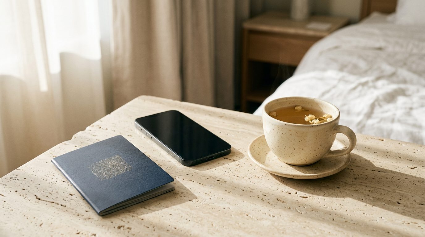A phone showing the Alipay app next to a passport and bank card